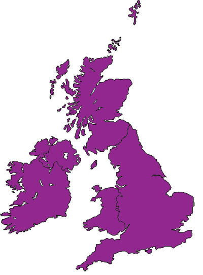 British Isles map