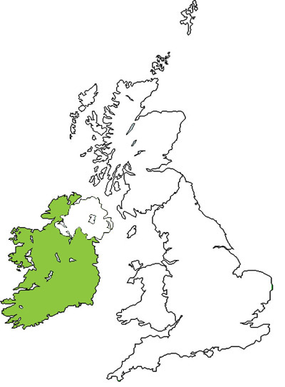 eire - republic of ireland map