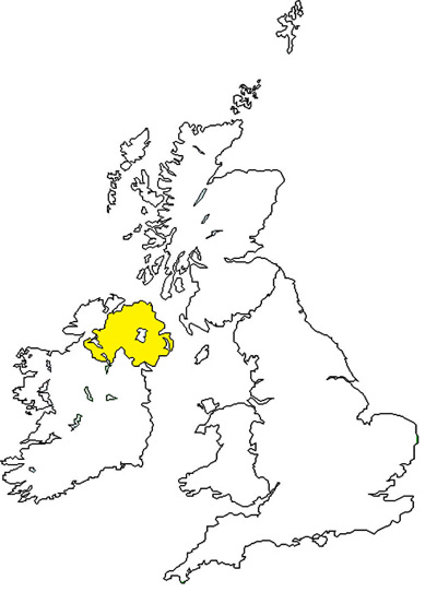 northern ireland map