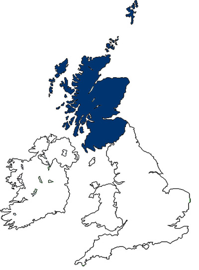 scotland map