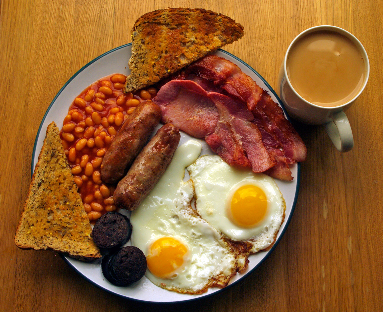 Full English Breakfast Fry Up Full Scottish Full Welsh Full Irish