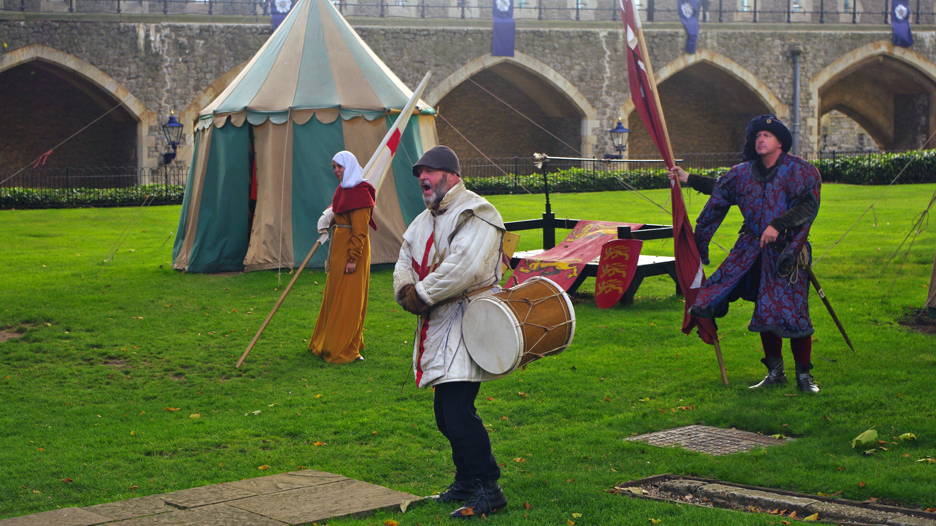 Tower London Actors period costume historical enactments