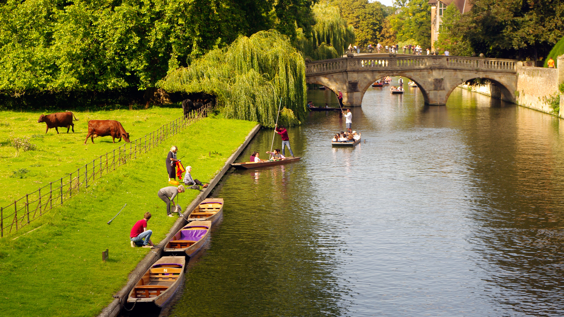 Punting on the River Cam